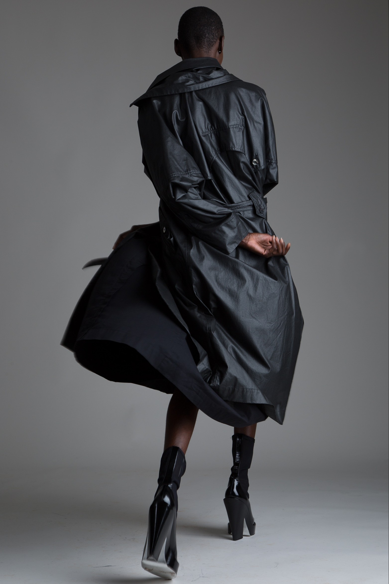 Vintage Issey Miyake Coated Trench